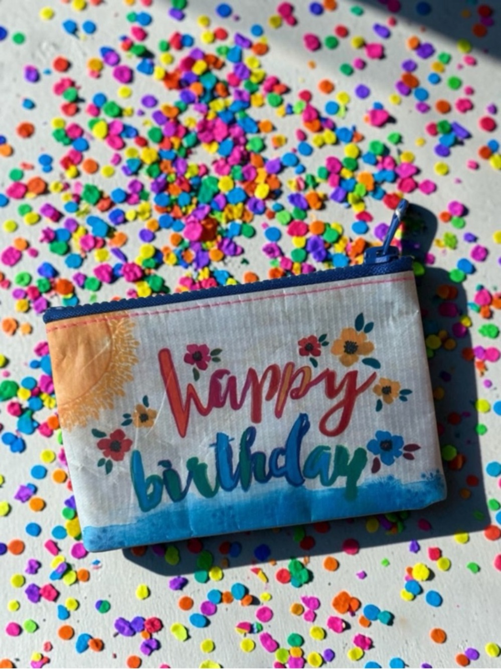 Natural Life Happy Birthday Card Pouch